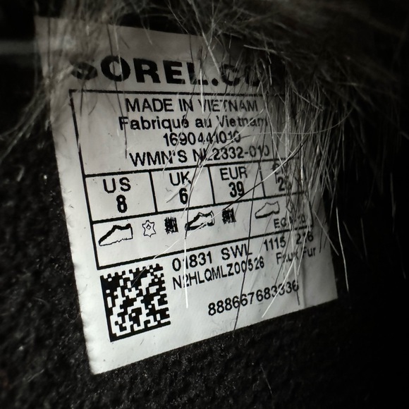 Sorel 'Tofino II' Faux Fur Lined Waterproof Boot Women’s Size 8 Waterproof - Picture 7 of 8